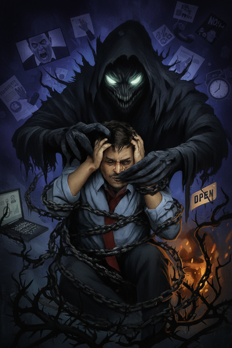 O Medo. A trava na hora da decisão.