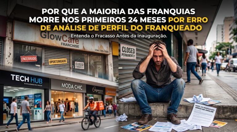 porque as franquias morrem por erro critico no perfil do franqueado